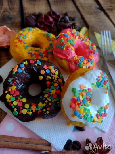 Ватные елочные игрушки новые