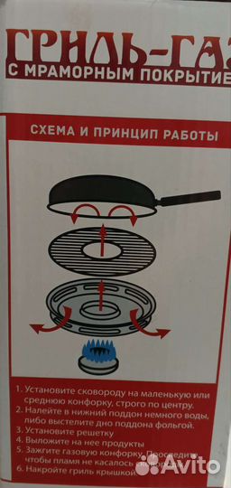 Сковорода Гриль-газ