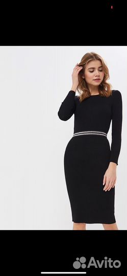 Платье черное 42 s befree новое миди