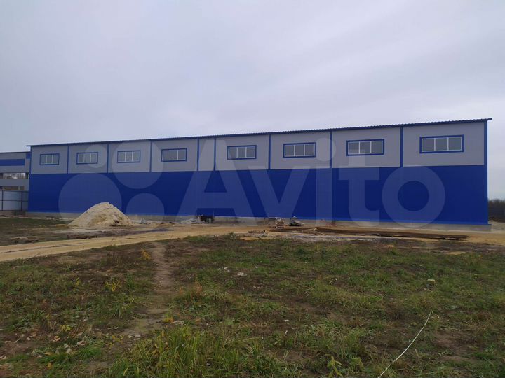 Теплый склад 1200 м², Промпарк А-107 Ганусово