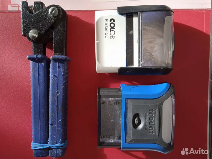 Самонаборный штамп. Пломбиратор