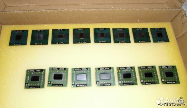 Процессоры на ноутбуки продаю (обн. 04.06.23)