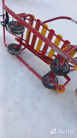 Санки с колесами тимка 5 универсал