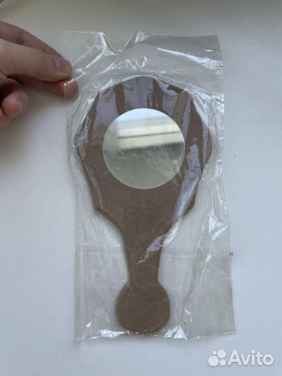 Зеркало заготовка маленькая папье-маше