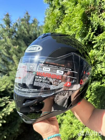 Шлем модуляр с солнцезащитными очками GSB G-339