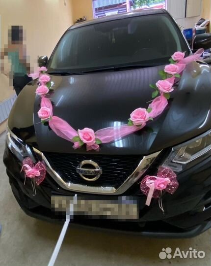 Свадебные украшения на машину розы (продажа)