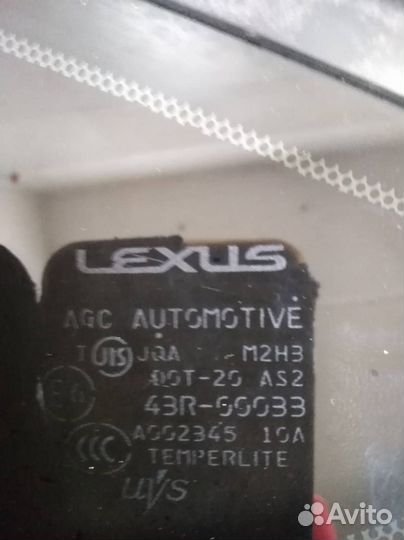 Стекло кузовное глухое левое Lexus RX 350 /450h XL