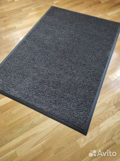 Ковёр каучук асептик черная норка 85/150 см