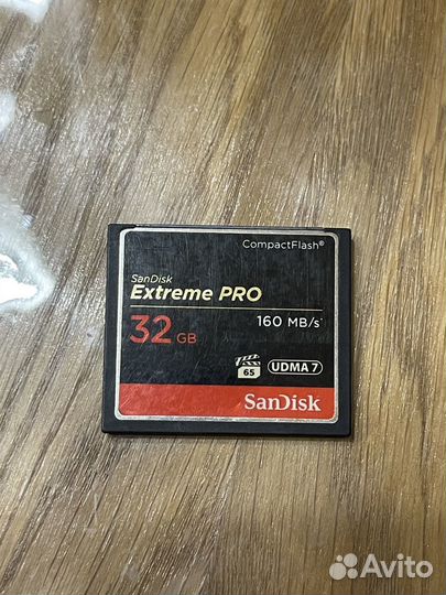 Карта памяти 32gb sandisk extreme pro 160mb/s
