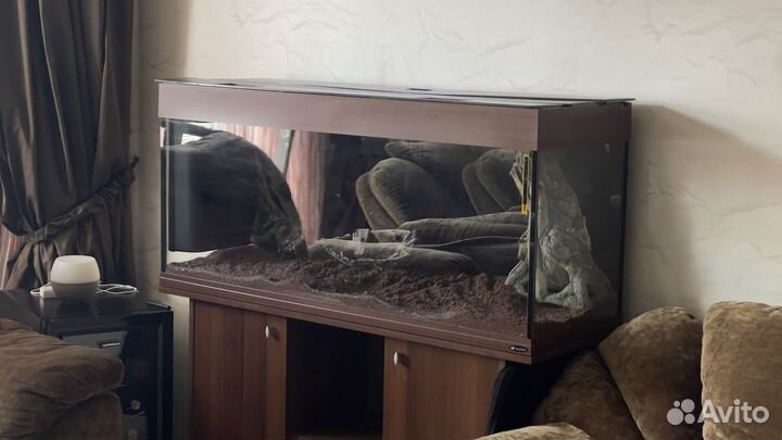 Аквариум с тумбой Ferplast dubai 120 (каштановый)