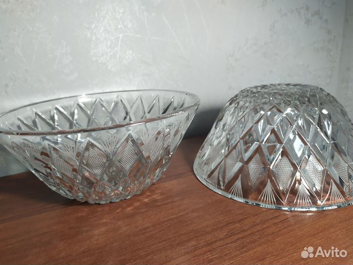 Салатник хрусталь СССР