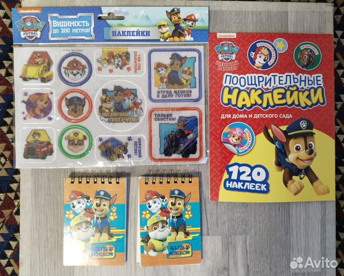 Книги, азбука, наклейки, настольные игры