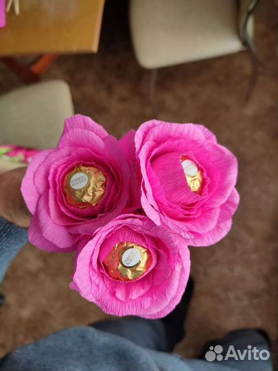 Цветы из гофрированной бумаги