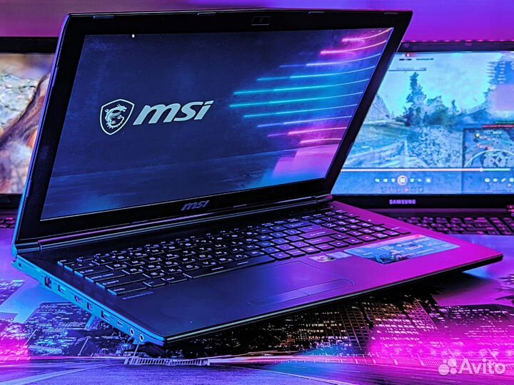 Мощный игровой ноутбук MSI Core-i5/ GTX1050/ 16Гб