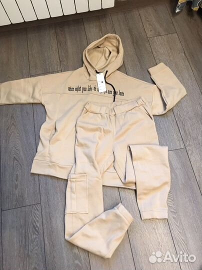 Спортивный костюм теплый на флисе 48