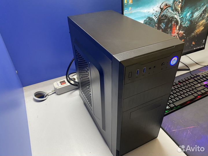 Игровой современный компьютер i3 ddr4 gtx1050ti