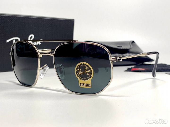 Очки Ray Ban Aviator хром