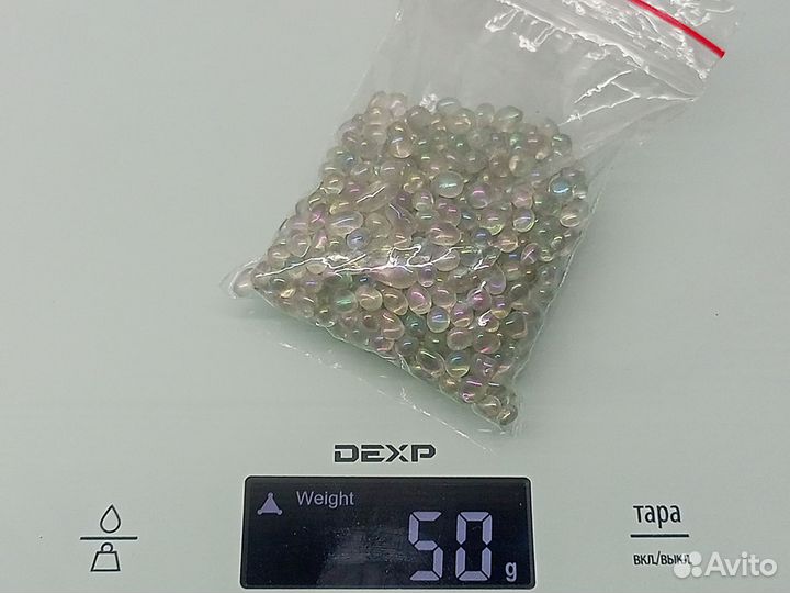 Аура кварц(гальтованая крошка)