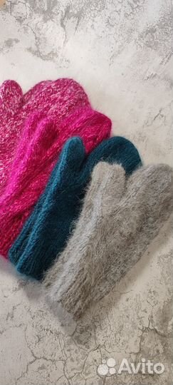 Варежки женские ручная работа