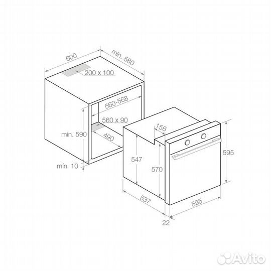 Духовой шкаф Pando PHB 961