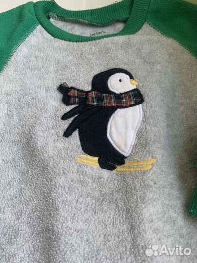 Комбинезоны флисовые carters 18 мес