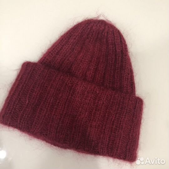 Шапка бини марсала