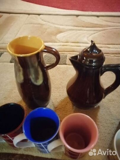 Кувшины, чайники заварочные, кружки