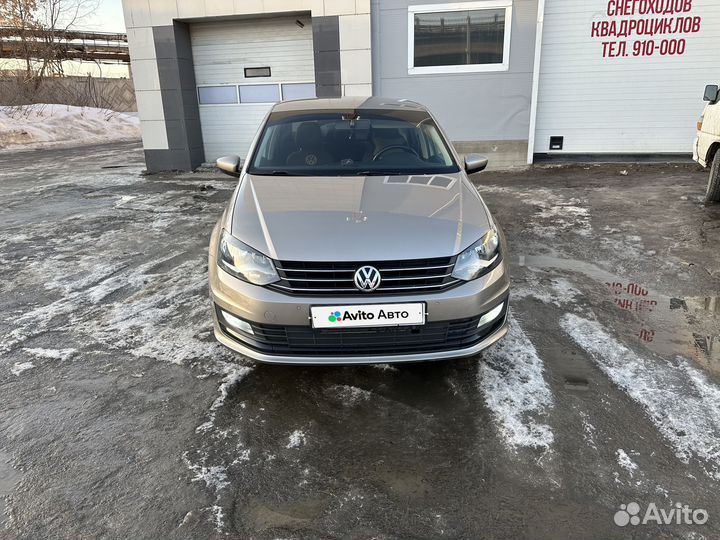 Volkswagen Polo 1.6 AT, 2018, 99 000 км