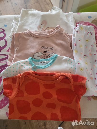 Боди для девочки 62 68