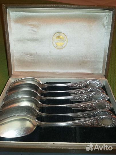 Ложка чайная 6 шт.рисунок Фаберже