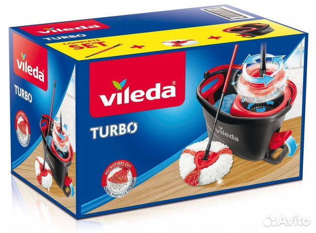 Набор Vileda Turbo 2в1 Microfibre 163422