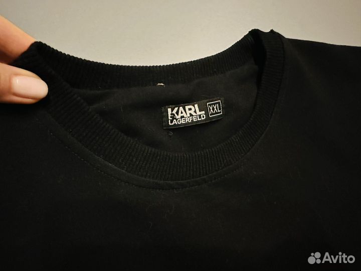 Свитшот xxl хлопок белый черный комплект