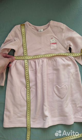 Комплект платье/леггенсы/повязка H&M 98/104