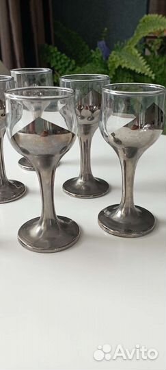 Рюмка с зеркальным напылением