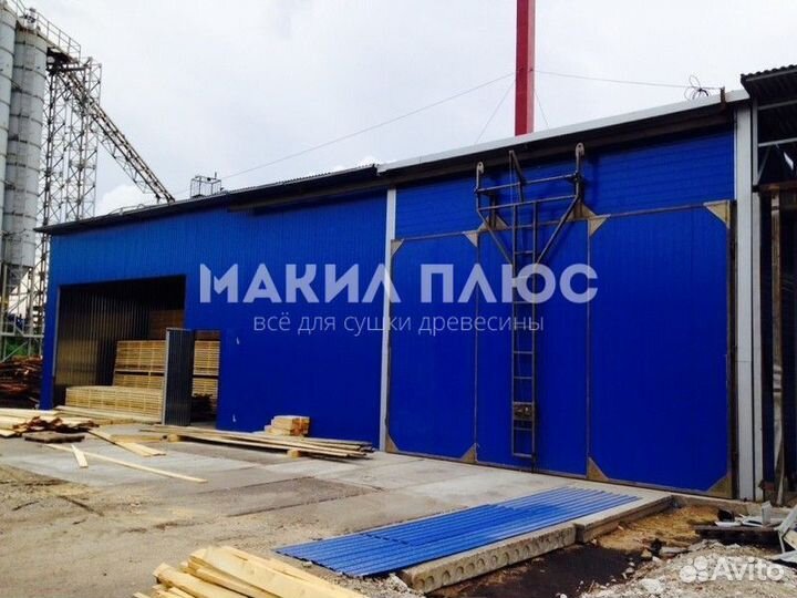 Сушильная камера скд-100м3 для сушки пиломатериала