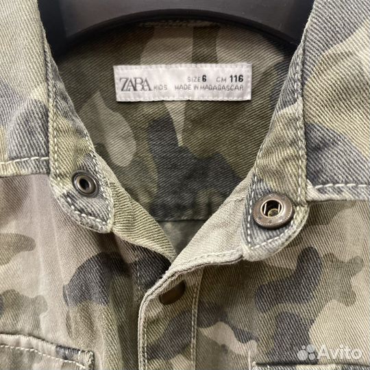 Джинсовая рубашка Zara 116