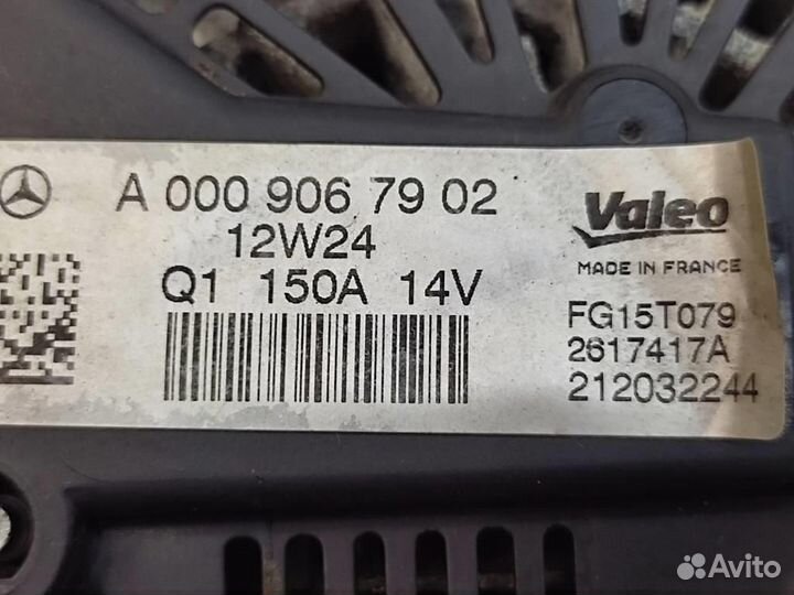 Генератор w204 C-class 271.860