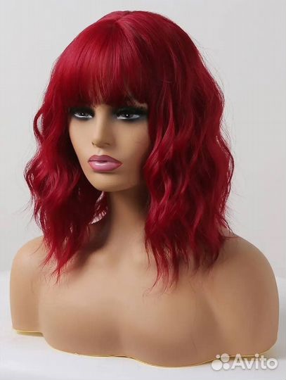 Парик красный