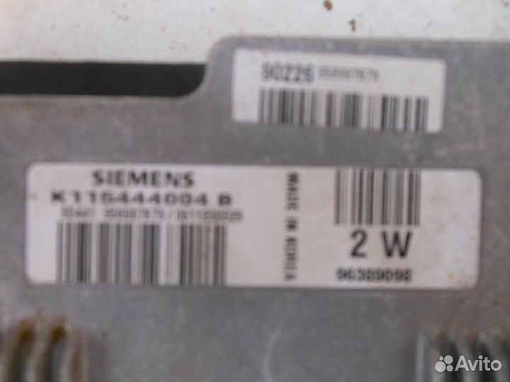 Блок управления двигателем Daewoo Matiz 1998-2015