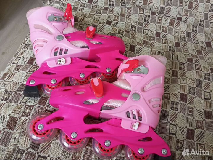Роликовые коньки детские раздвижные