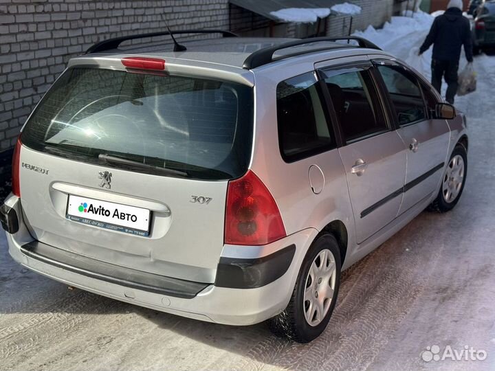 Peugeot 307 1.6 МТ, 2002, 205 000 км