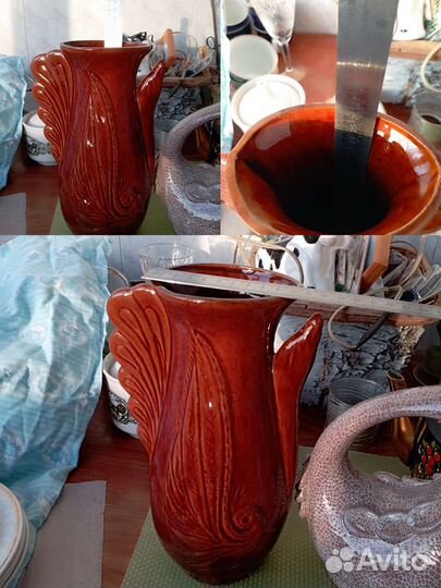 Ваза, горшочки для запекания, кашпо