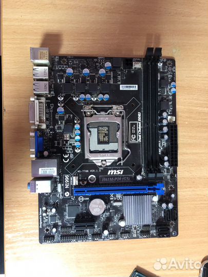 Набор(Кулер, 2 проц, вид-карта, матплата(нераб.)