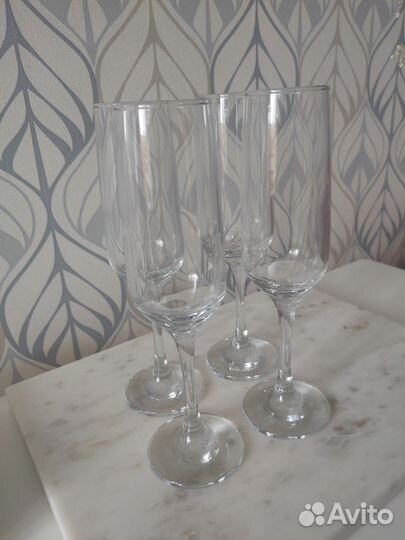 Фужеры для шампанского 4 шт