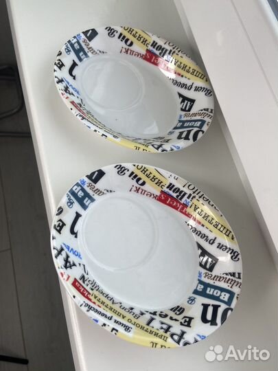 Набор для кофе 2 чашки и 2 блюдца