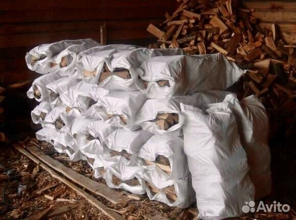 Дрова Дубовые в мешках и сетках uy202