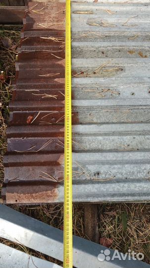 Профнастил оцинкованный бу