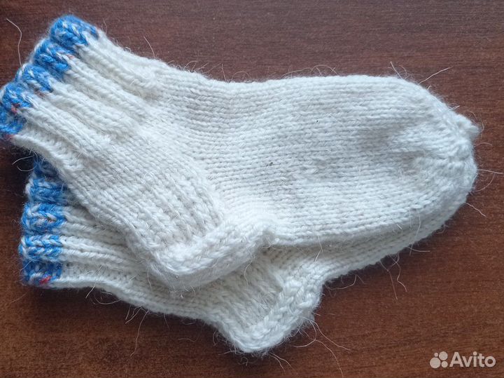 Шерстяные носки ручной работы