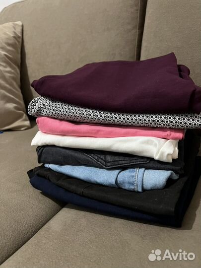 Вещи размер 40-42 брюки джинсы юбки платье