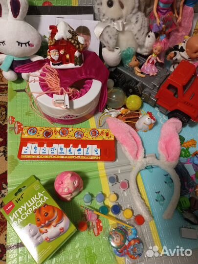 Огромный пакет детских игрушек